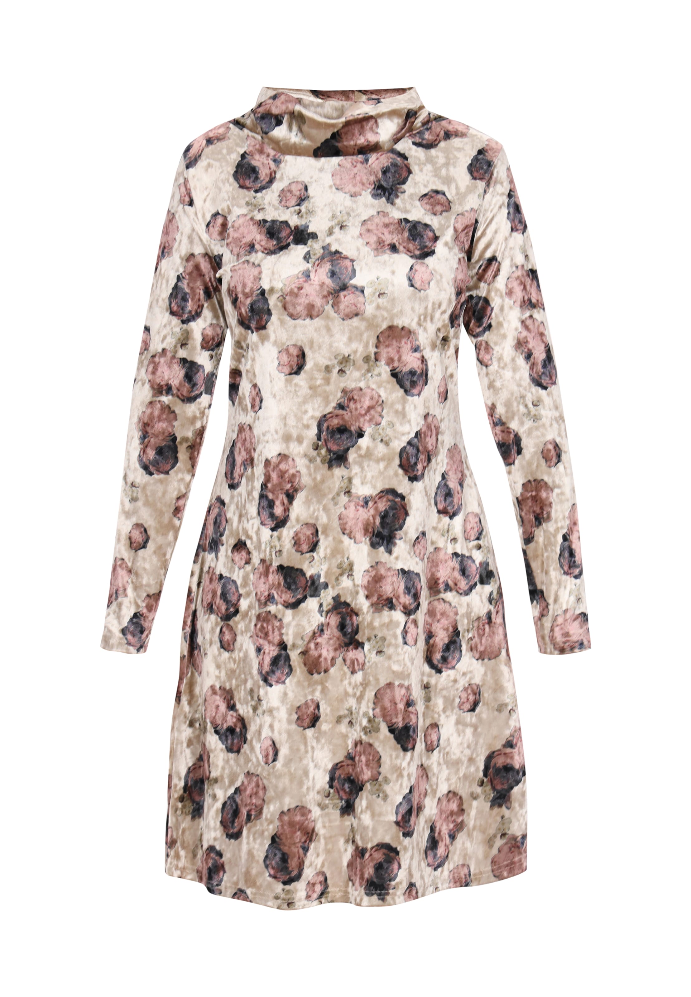 Usha Kleid in Beige: Vorderseite