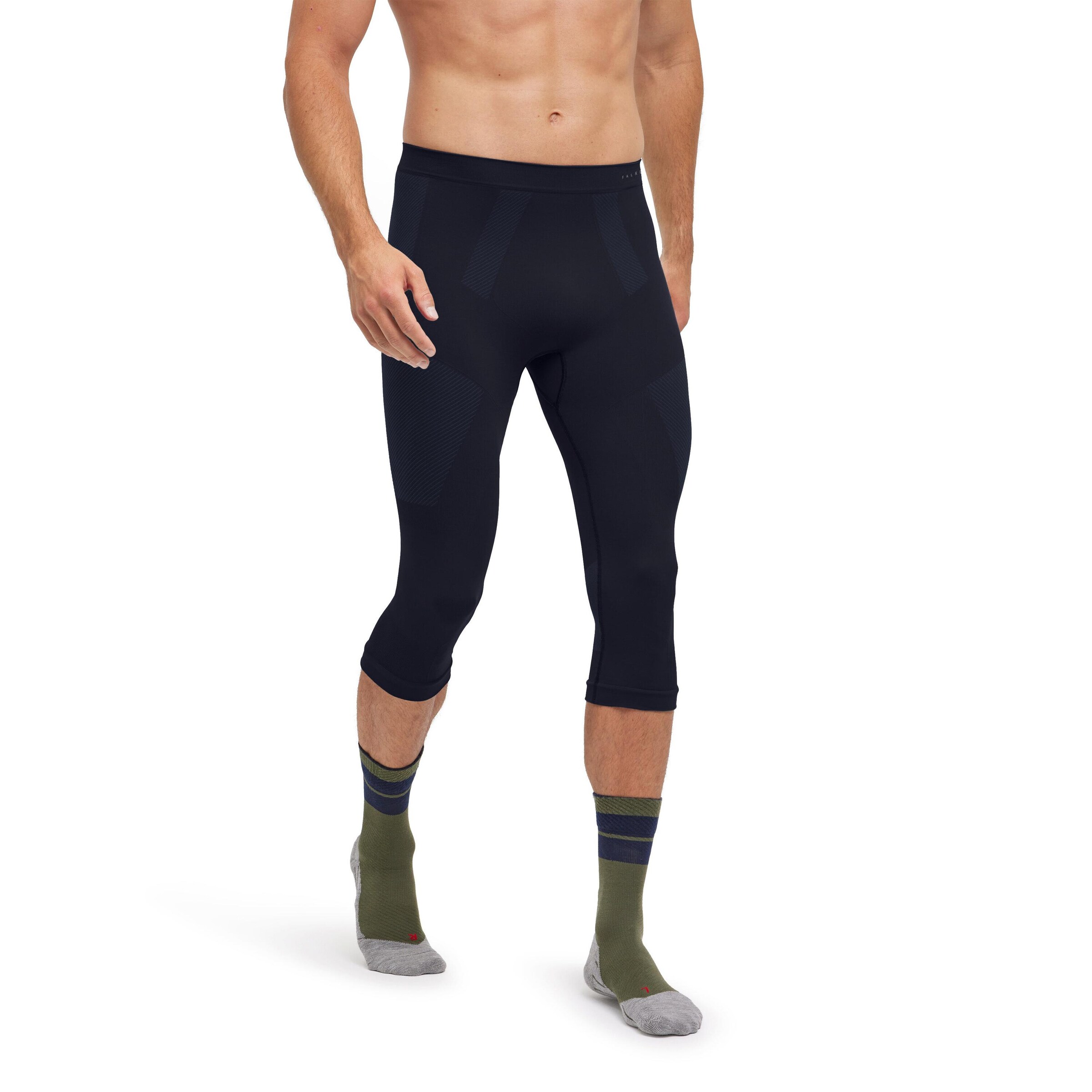 FALKE Long Johns 'Warm' in Black: front