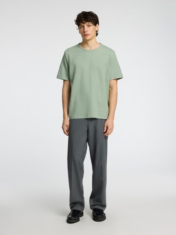 T-Shirt 'SLHJoseph' SELECTED en vert