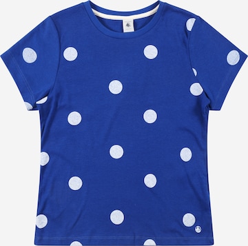 PETIT BATEAU Shirt in Blauw: voorkant