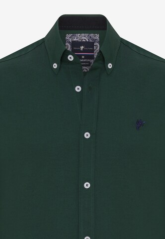 DENIM CULTURE Regular fit Button Up Shirt 'Matthew' in Green