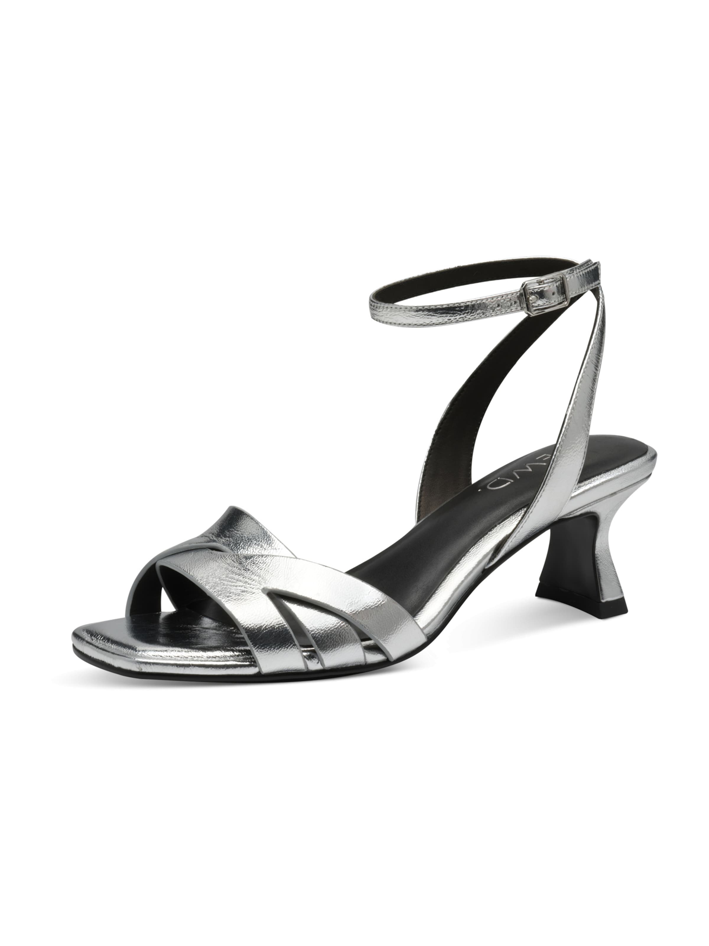 NEWD Sandale in Silber: Vorderseite