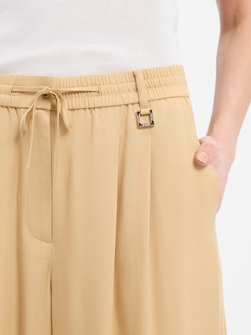 JOOP! Regular Bandplooibroek ' Palma ' in Beige