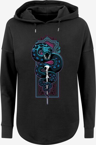Sweat-shirt 'Harry Potter Neon Nagini' F4NT4STIC en noir : devant