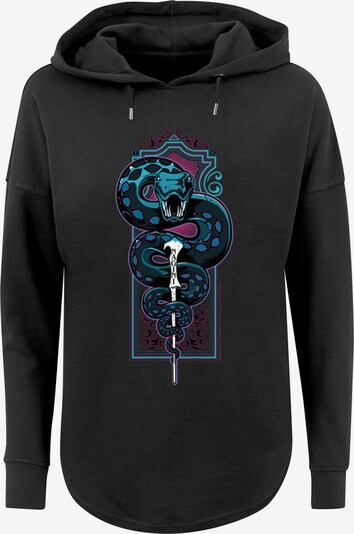 F4NT4STIC Sweat-shirt 'Harry Potter Neon Nagini' en bleu cyan / pétrole / bourgogne / noir, Vue avec produit