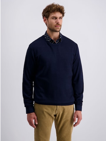 PIERRE CARDIN Trui in Blauw: voorkant