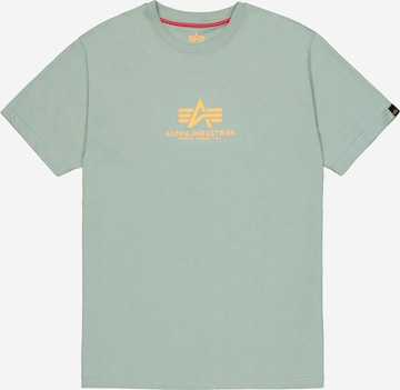 ALPHA INDUSTRIES Футболка в Зеленый: спереди