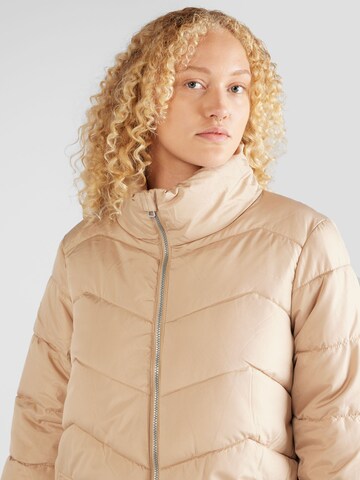 Vero Moda Curve Winter Coat in Beige