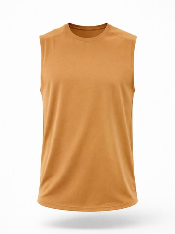PANTONECLO Shirt 'Pantoneclo Men’s Gym Vest'‌‌‌‌ in Gelb: Vorderseite