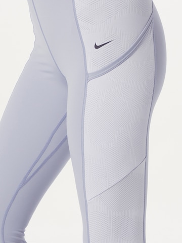 NIKE Skinny Športne hlače | vijolična barva