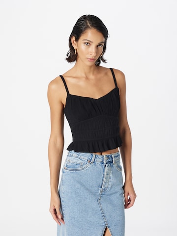 HOLLISTER Top in Black: front