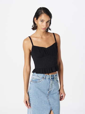 HOLLISTER Top in Schwarz: predná strana