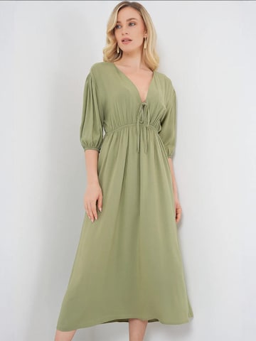 Bigdart - Vestido em verde: frente