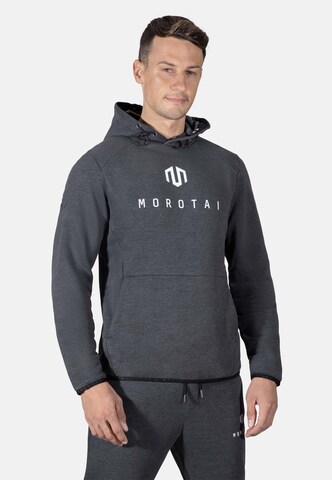 MOROTAI Sweatshirt 'Neo' in Grijs: voorkant