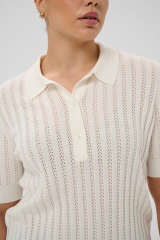 KAFFE CURVE Pullover 'KCbirda' in Weiß