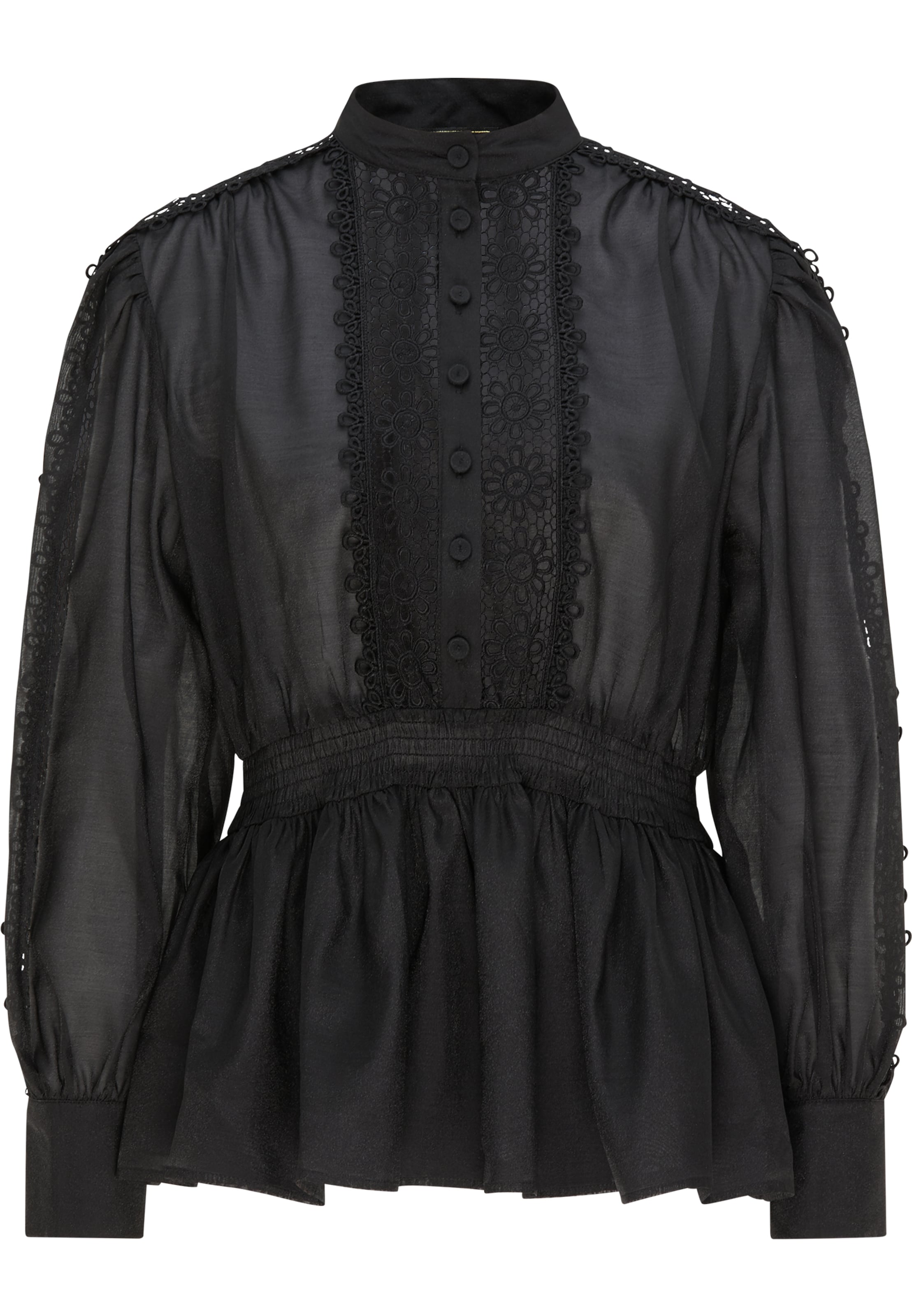 Chemisier faina en noir : devant