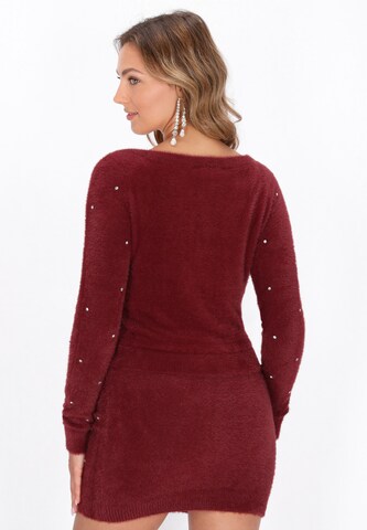Pull-over faina en rouge