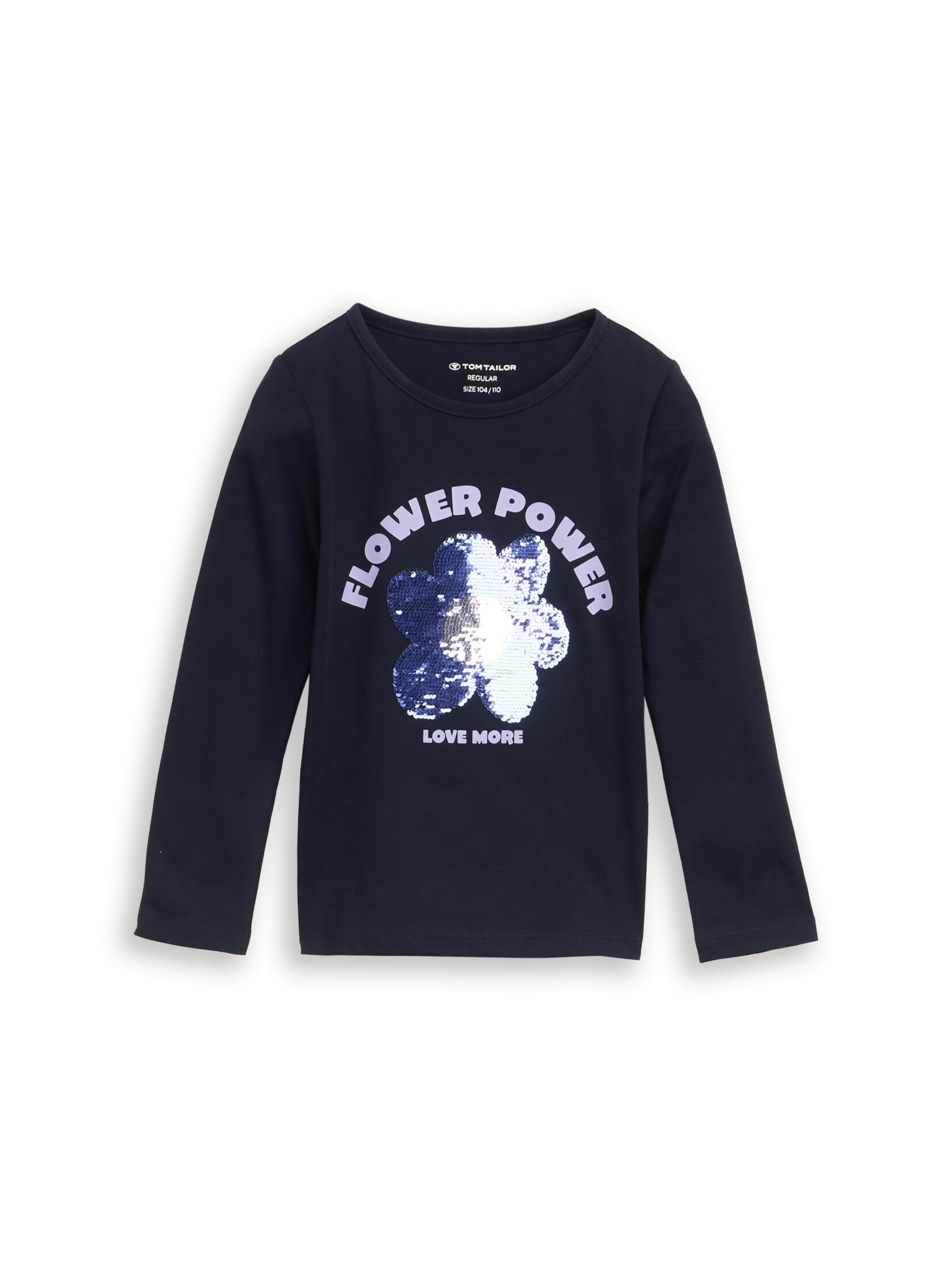 TOM TAILOR Shirt in Blauw: voorkant