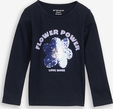 TOM TAILOR Shirt in Blauw: voorkant