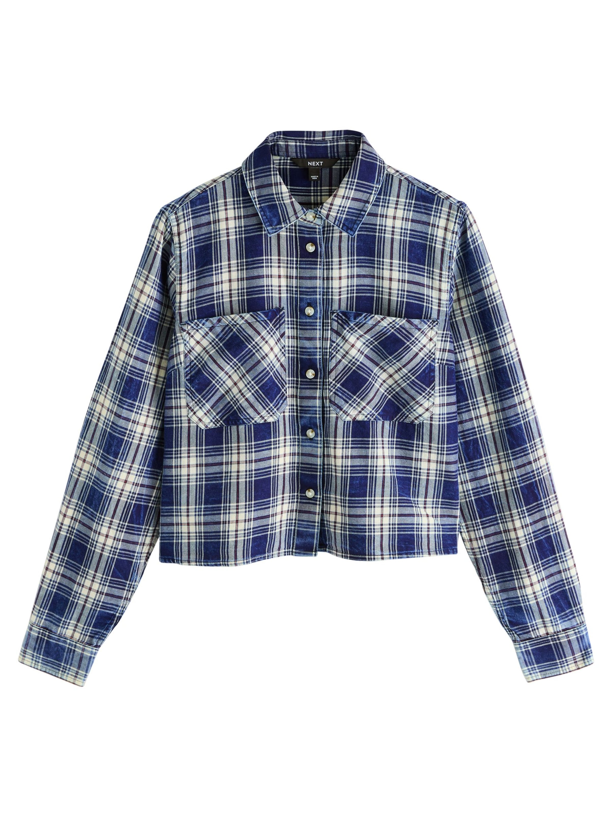 Next Bluse in Blau: Vorderseite