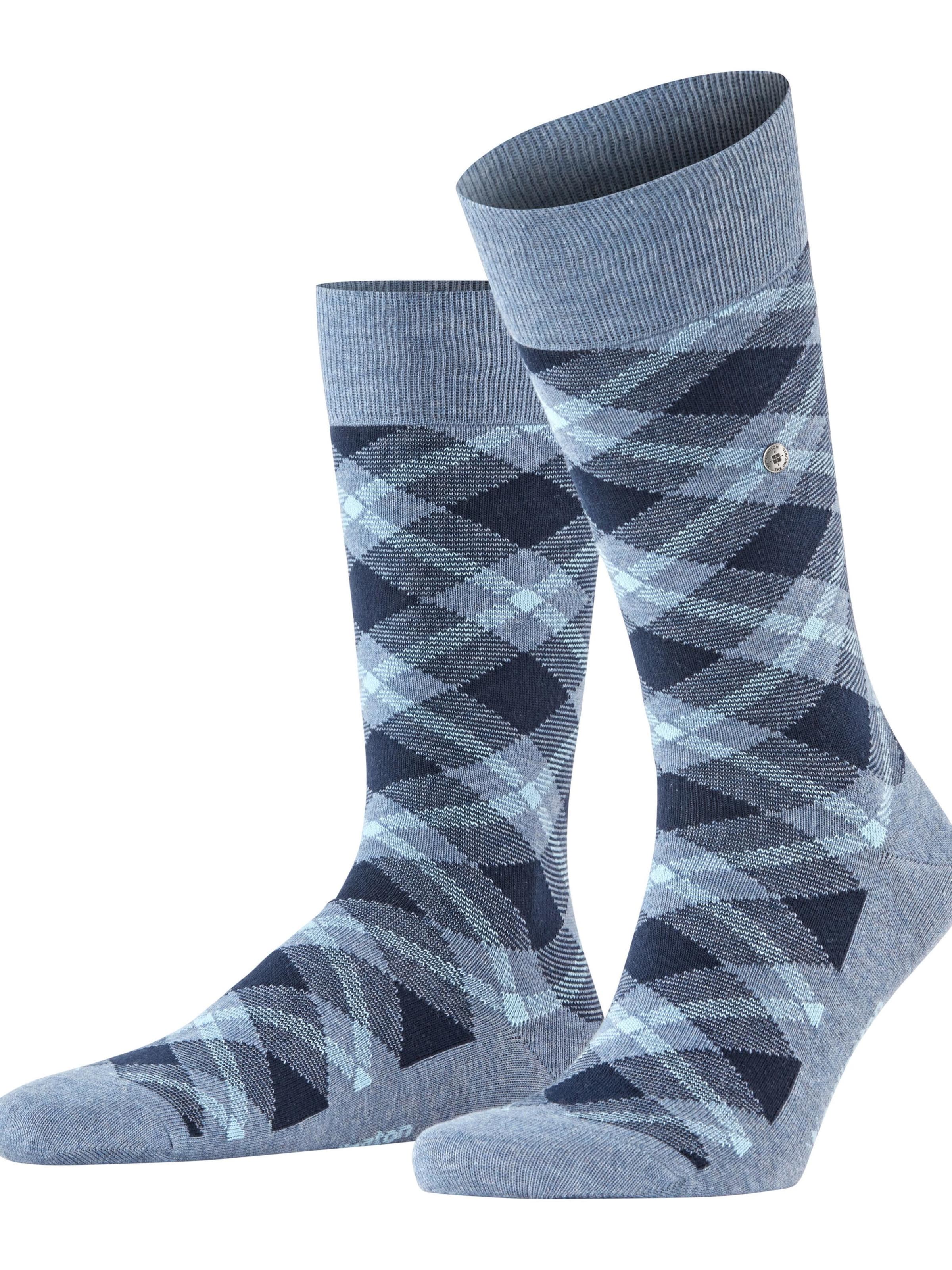 BURLINGTON Socks 'Tartan' in Blue: front