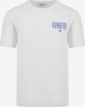 Unfair Athletics Shirt 'Worldwide Company' in Wit: voorkant