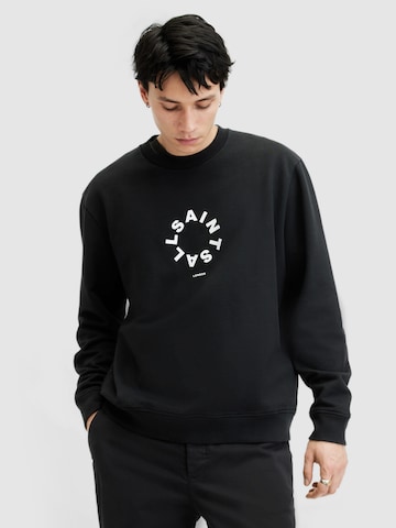 AllSaintsSweater majica 'TIERRA' - crna boja: prednji dio