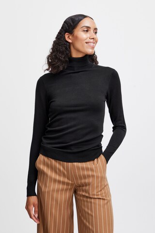 b.young Pullover 'PIMBA' in Schwarz: Vorderseite