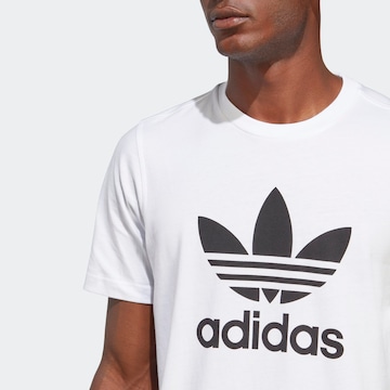 Tricou 'Adicolor Classics Trefoil' de la ADIDAS ORIGINALS pe alb