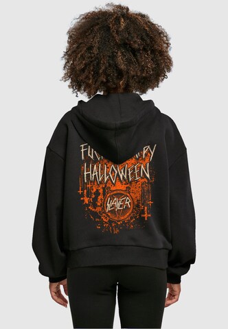 Merchcode Sweatshirt 'Slayer - Halloween Skulls' in Schwarz