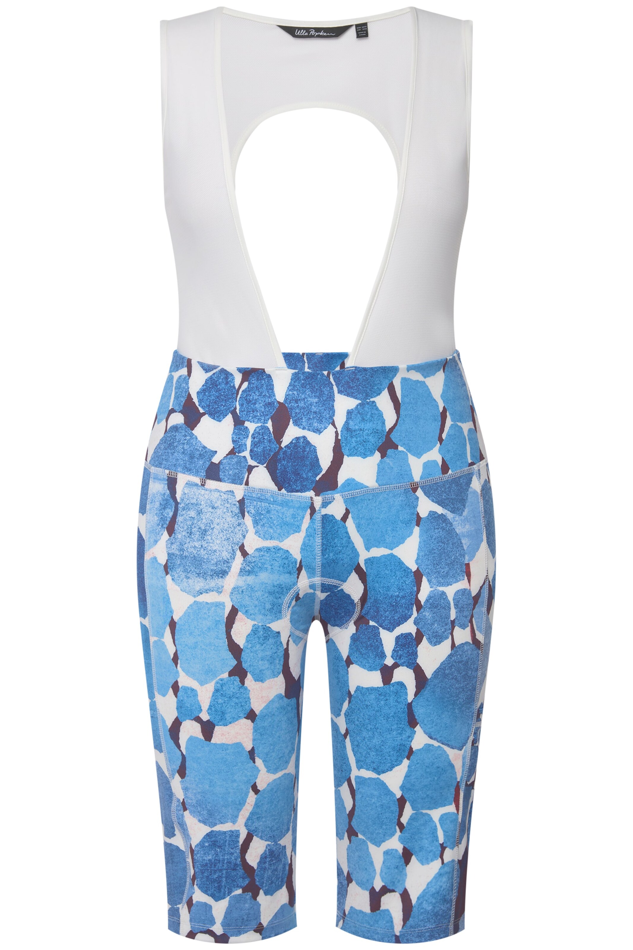 Ulla Popken Skinny Sportbroek in Blauw: voorkant