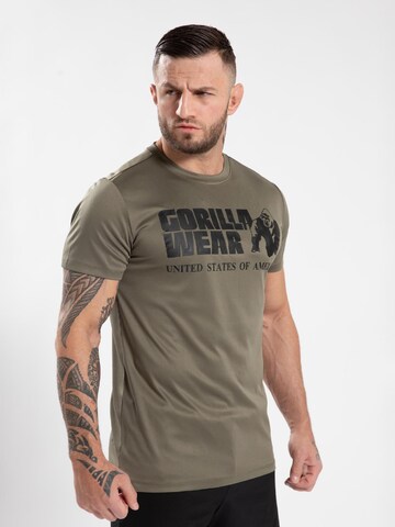 Gorilla Wear Functioneel shirt 'Classic' in Groen: voorkant