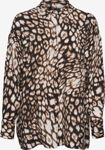 VERO MODA Blouse 'Josie Rika' in Brown: front