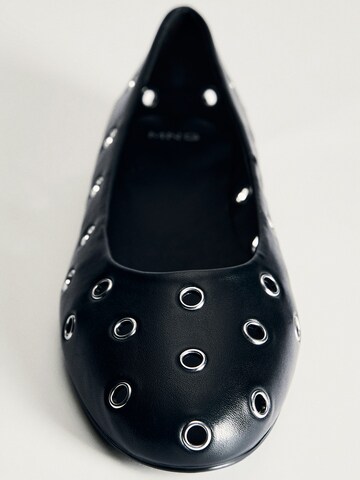 MANGO Ballerina 'LETS' in Schwarz