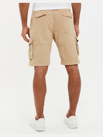 Threadbare Loose fit Cargo trousers 'Biscay' in Beige