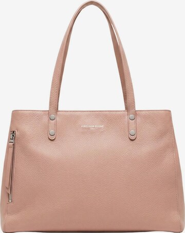 Borsa a spalla 'Borsa a Spalla Pelle Genuina Virginia Rhinè 36x27 cm' di Virginia Rhinè in rosa: frontale