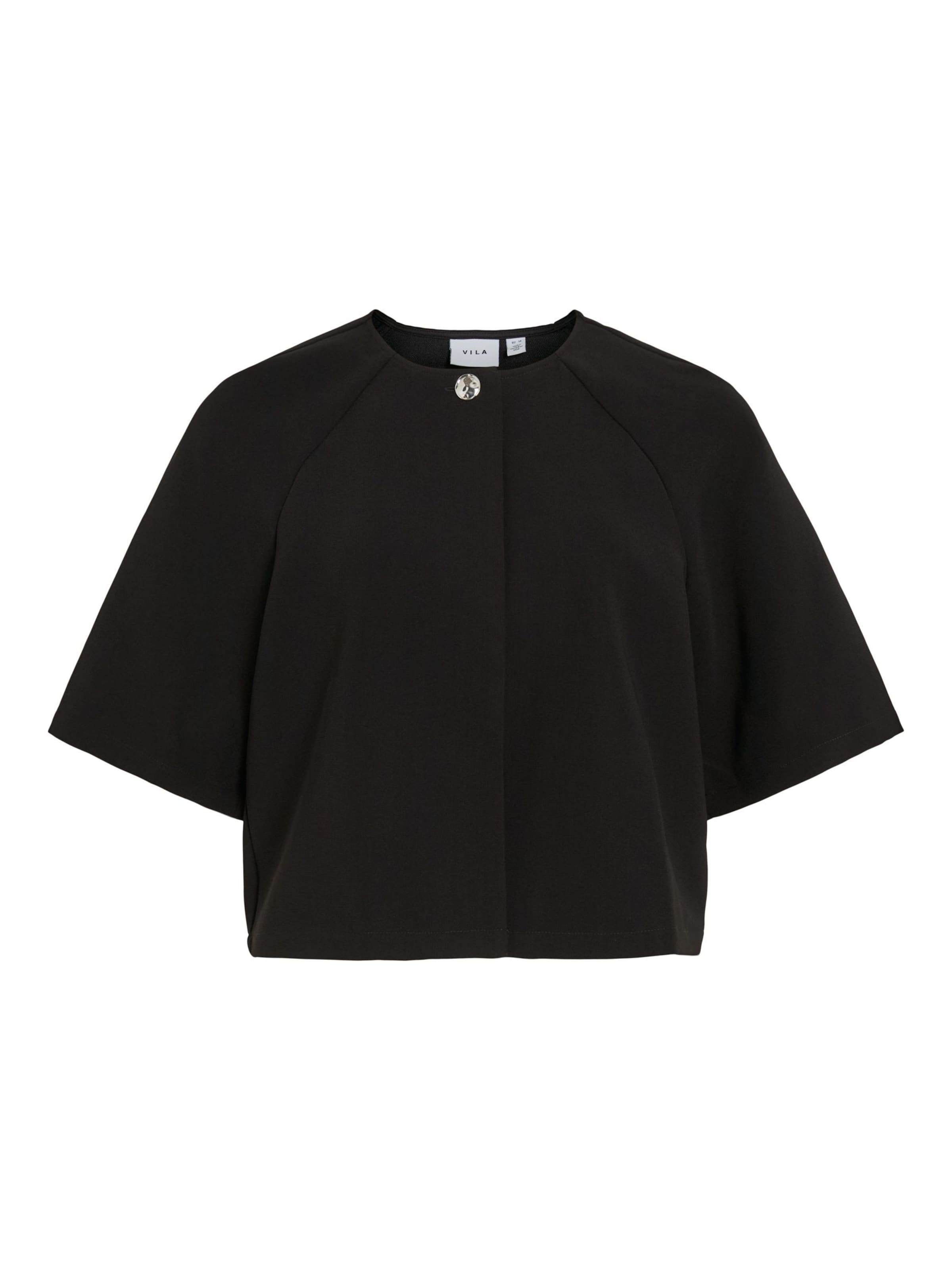 Chemisier 'VISabby' VILA en noir : devant