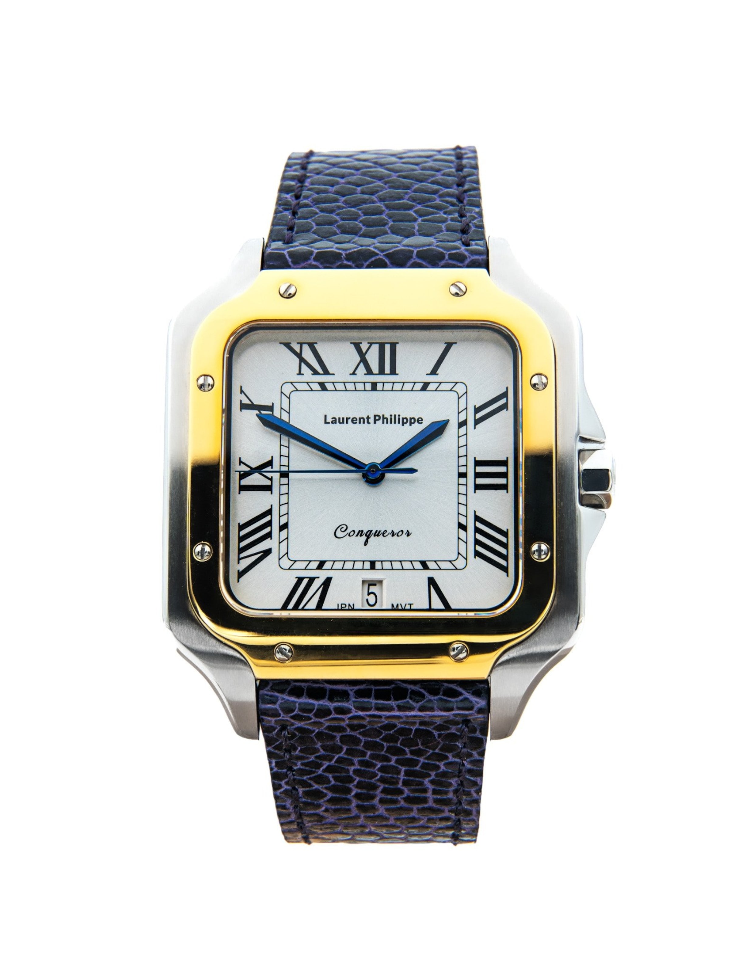 Laurent Philippe Analog Watch in Purple: front