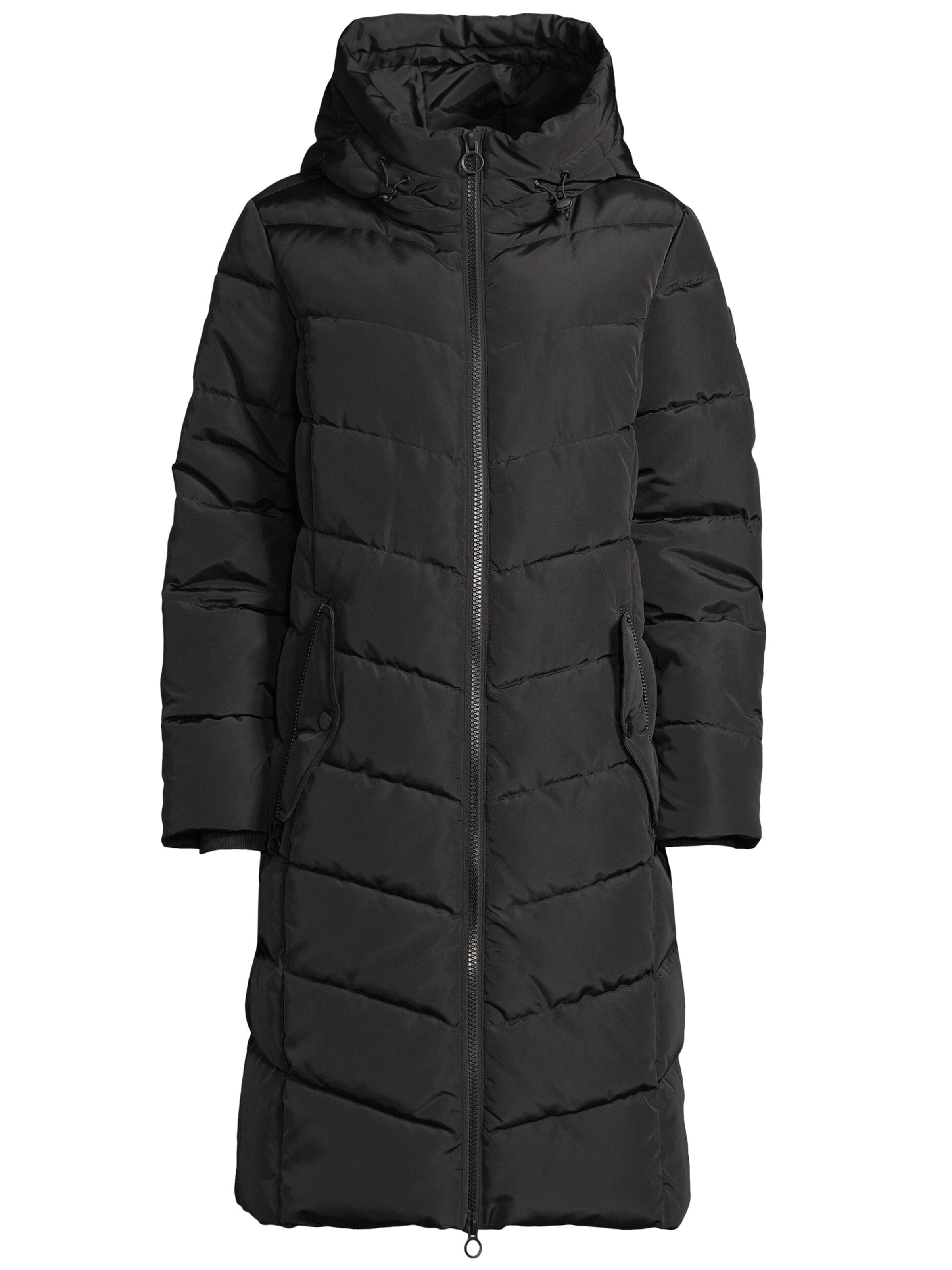 New View Winter coat in Black: front