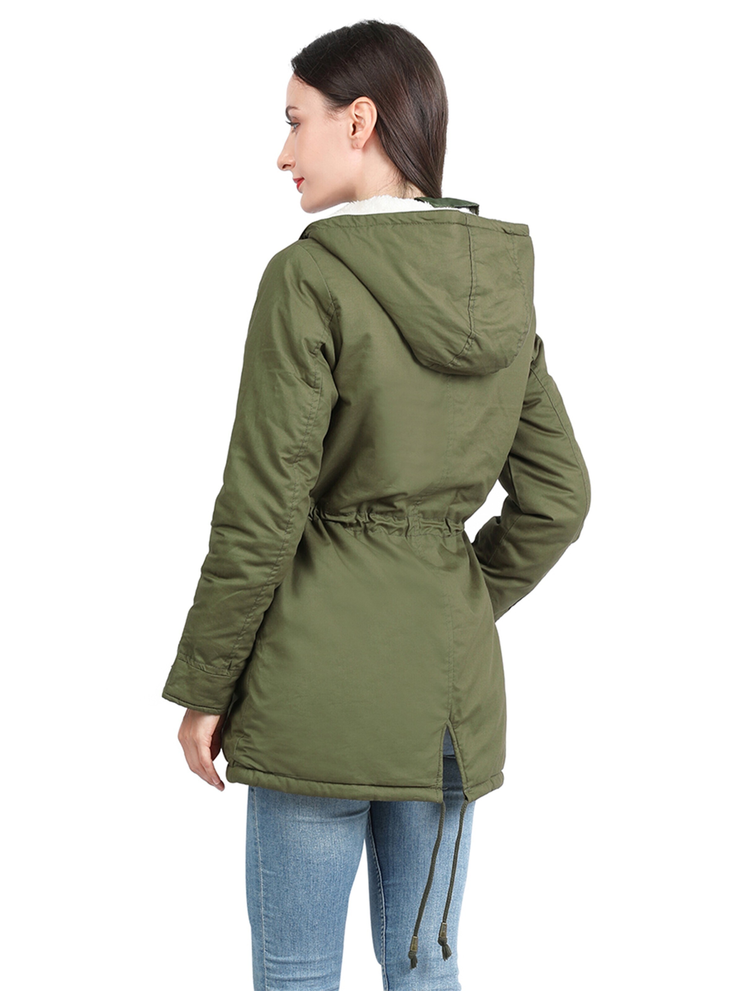 YOUTHUP Winter Jacket in Green