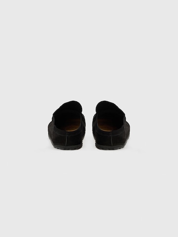 BIRKENSTOCK Nizki natikači 'Naples' | črna barva