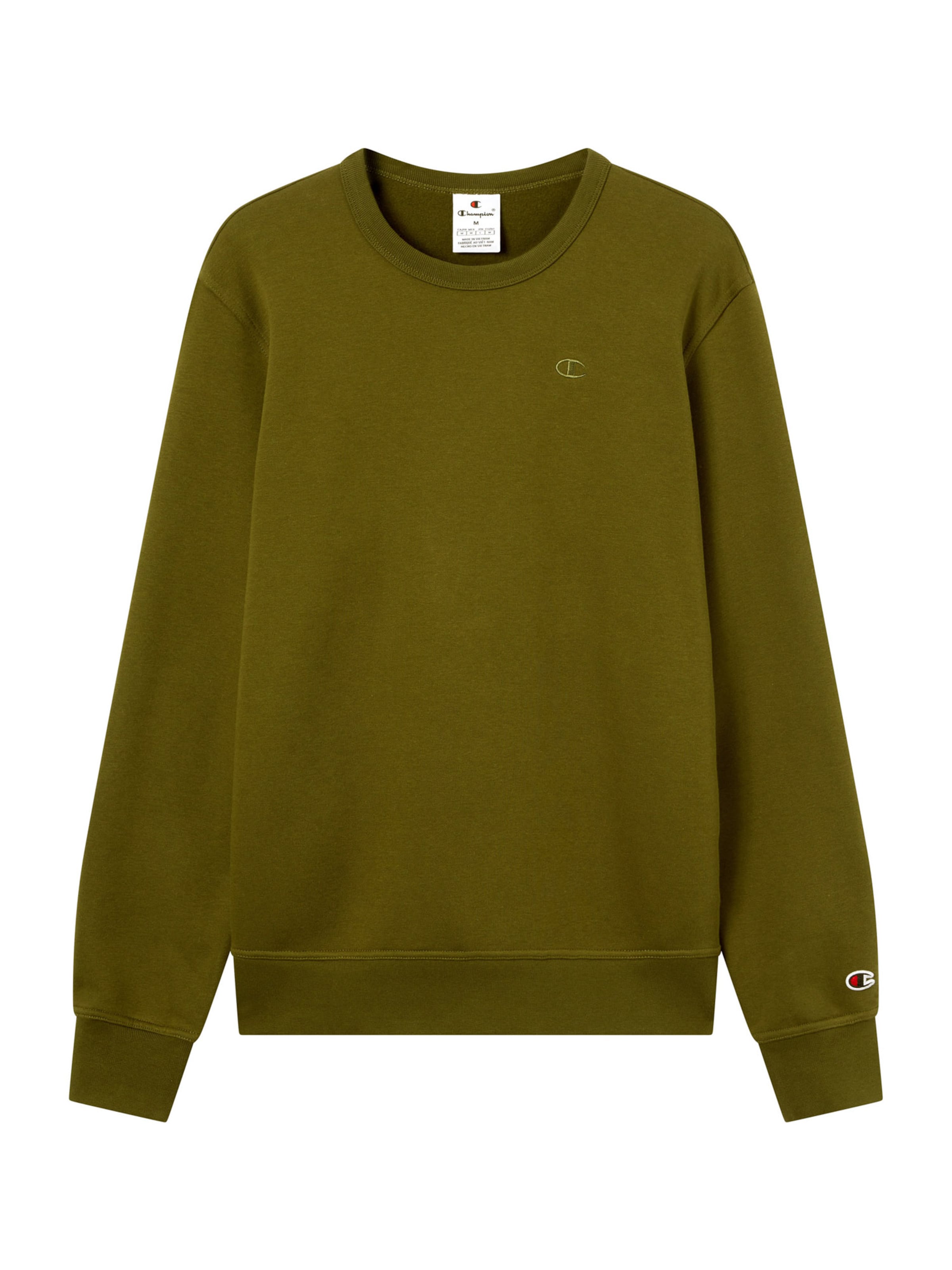 Champion Authentic Athletic ApparelSweater majica - zelena boja: prednji dio