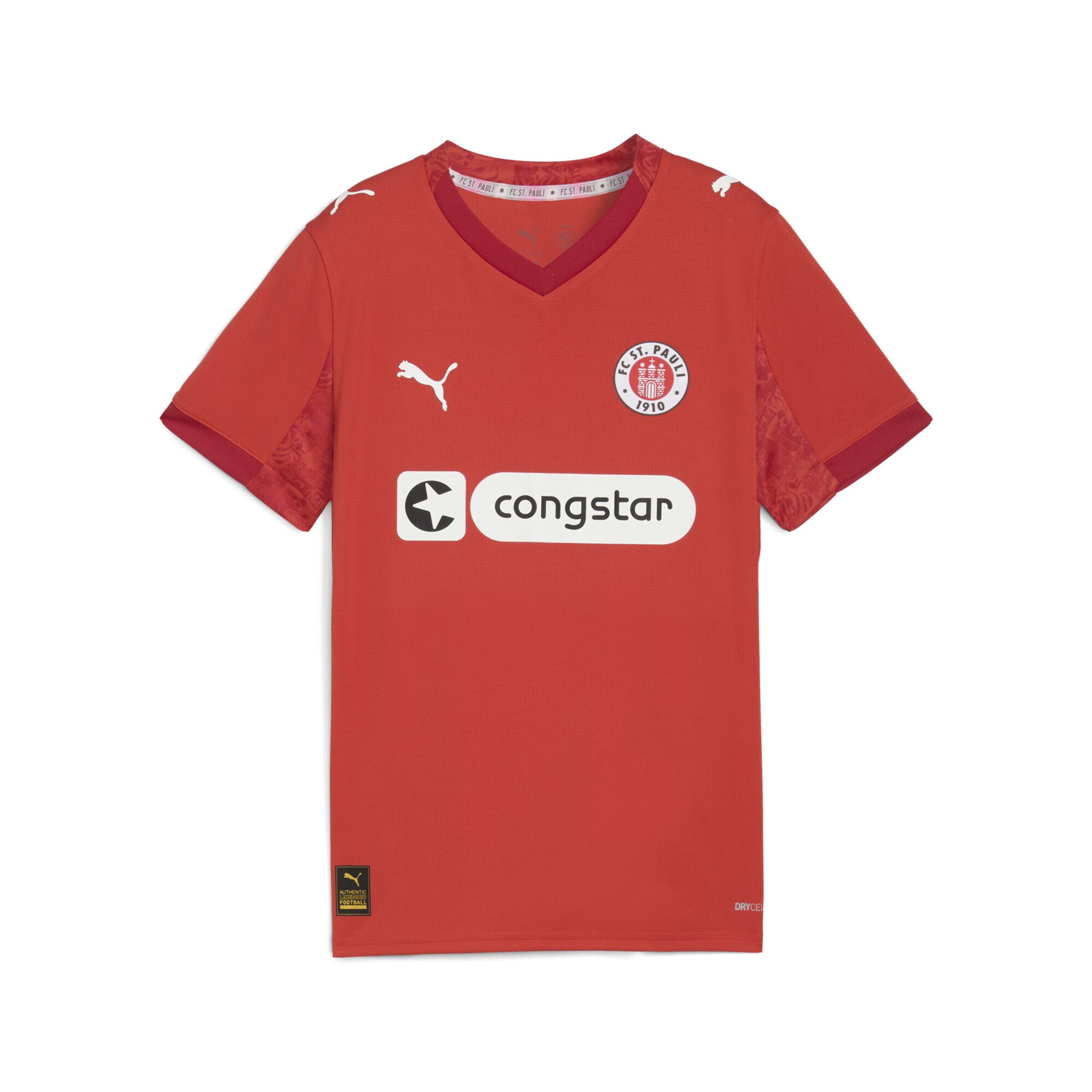 PUMA Sportshirt 'FC St. Pauli 25/26 Viertes' in Rot: Vorderseite