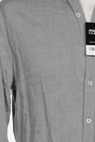 MANGO Button Up Shirt in M in Grey