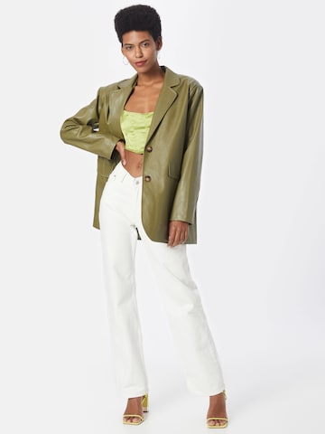 Nasty Gal - Blazer 'Outta the Way' em verde