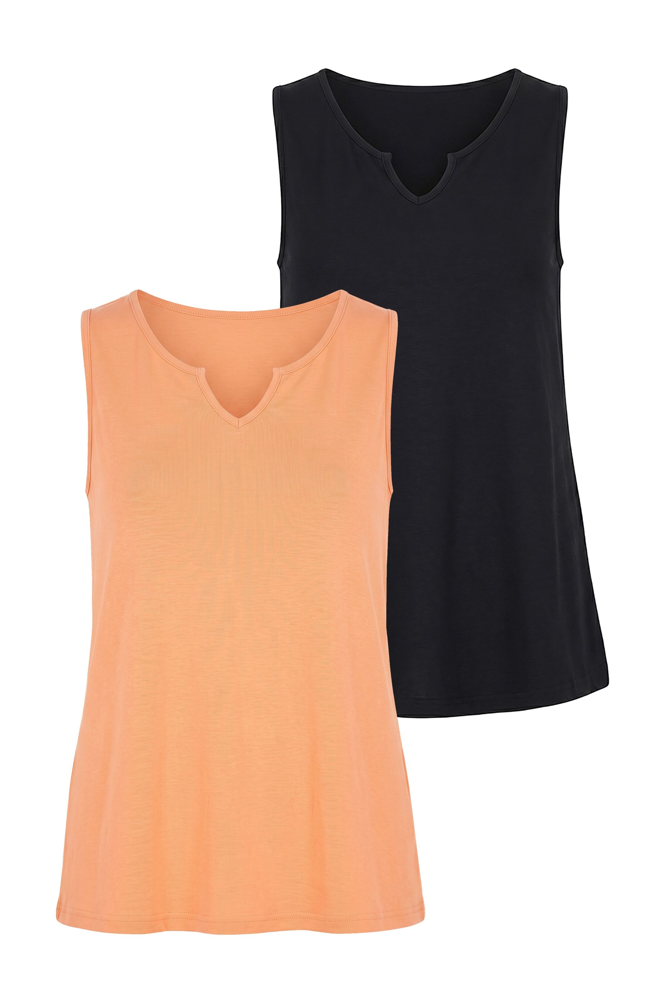 Angel of Style Top in Orange: front