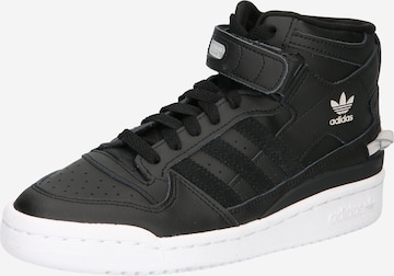 Baskets hautes 'Forum' ADIDAS ORIGINALS en noir : devant