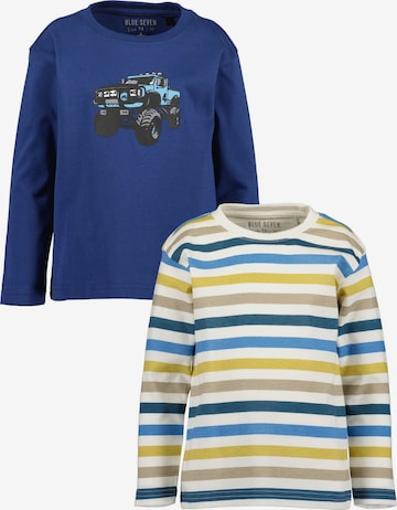 mėlyna BLUE SEVEN Marškinėliai: priekis