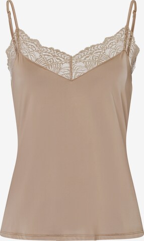 Hanro Top ' Josephine ' in Beige: front