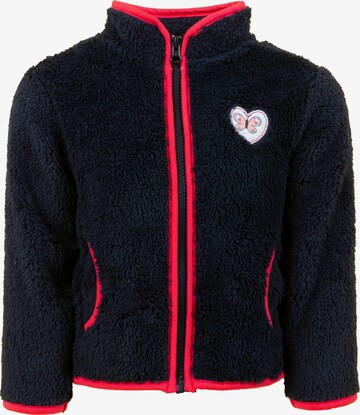 SALT AND PEPPER Fleece Jacket 'Love it' in Blue: front